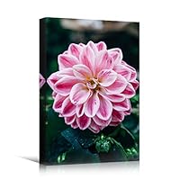 Canvas Wall Art Pink Petal Closeup Bedroom Colorful Floral Multicolor Petal Photography Romantics - 12x18 inches