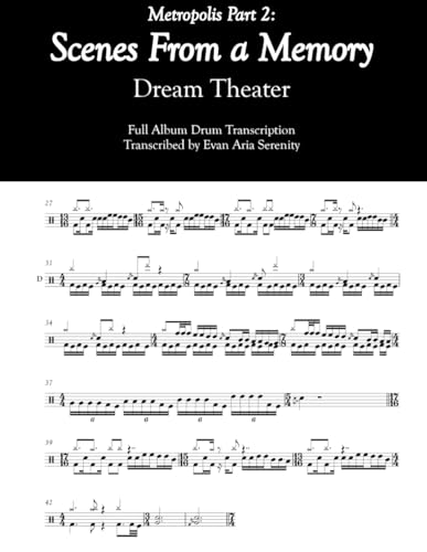 Partition de batterie Dream Theater Scenes From a Memory pour vos sessions de studio - 2