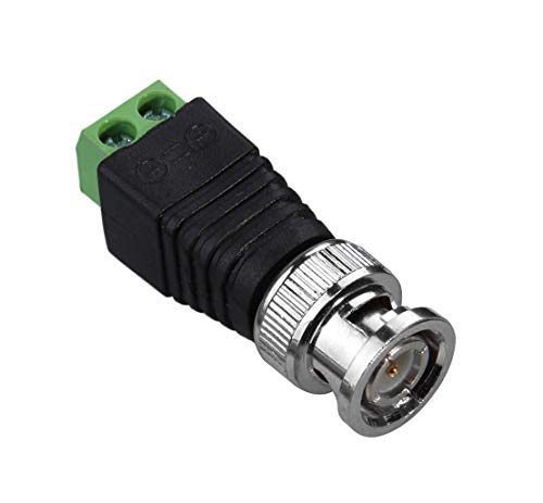 Image of INVENTO 1Pcs DC Male BNC Connector to Screw Terminal Connector Coaxial Cat5 For CCTV Camera, Video Adaptor, DC Connections, DIY Projects