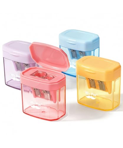 Mr. Pen Dual Hole Pencil Sharpeners 4 Pack