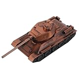 Réalisme accru : grâce à ses couleurs éclatantes et à la précision de sa maquette, ce décor de char offre une expérience miniature de véhicule militaire plus vraie que nature aux collectionneurs. sculpture de char de collection, maquette de char à exposer