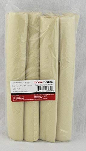 Moore Medical Pedi-foam Sleeves #6 Overlap Large 1"