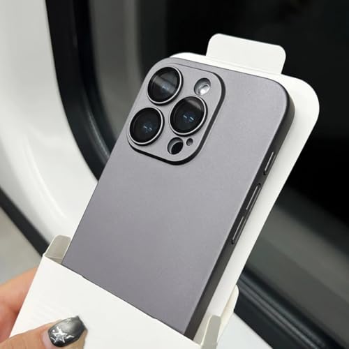 Coque TPU iPhone 16 Pro antichoc et ultra fine avec protection optique surélevée gris foncé