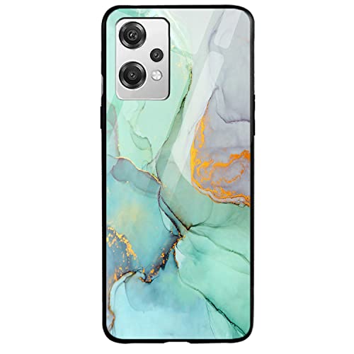 Image of COLORflow Back Cover Compatible with OnePlus Nord CE 2 Lite 5G | Green Marble | Shockproof TPU Bumper Cover with Camera Protection Back Cover Compatible with OnePlus Nord CE 2 Lite 5G