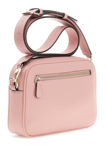 Sac GUESS Meridian II Camera Bag corail rigide à fermeture zippée