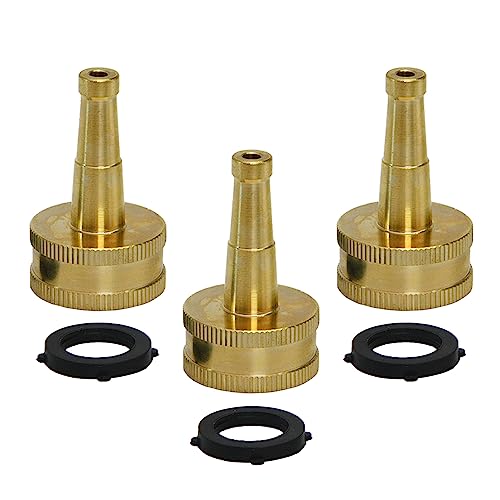 12x Messing-Kehrtüllen Für Gartenschlauch – Mit Gummidichtungen & Jet-Funktion