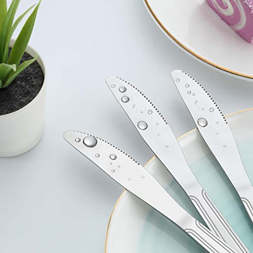 image for Gymdin 24-Piece Dinner Knives Set, 8.1