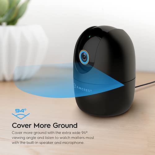 Amcrest 4MP WiFi Camera Indoor, Dog Camera, Sound & Baby Monitor, Human & Pet Detection, Motion-Tracking, w/ 2-Way Audio, Pan/Tilt Wireless IP Camera, Night Vision, Smart Home ASH41-B thumbnail 6