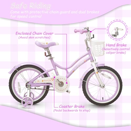 Image of ACEGER Kids Bike for Ages 2-14, 12-20 Inch Girls Bike