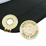WUSUTE Funny Goose Golf Ball Marker, Unique Magnetic Hat Clip for Golfers, Cool Golf Accessories for Men Women Golf Lovers