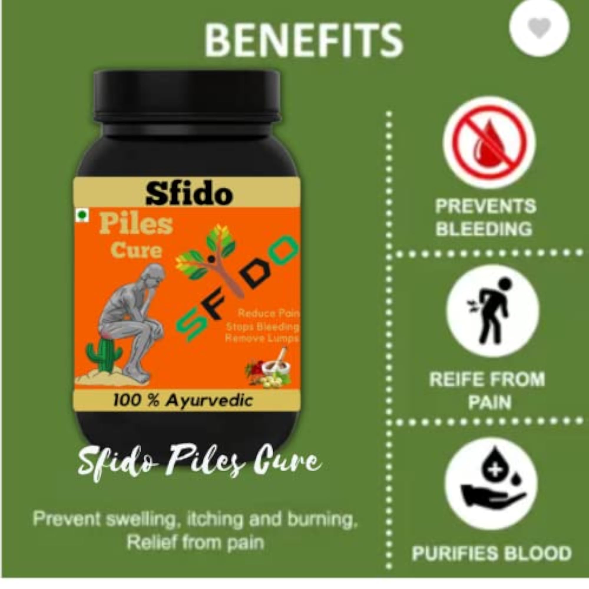 Health Ayurveda Piles Cure for Pain Relief