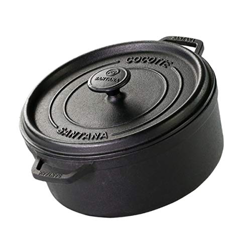 Caçarola Cocotte 24 Cm Forno Holandês Ferro Fundido Santana