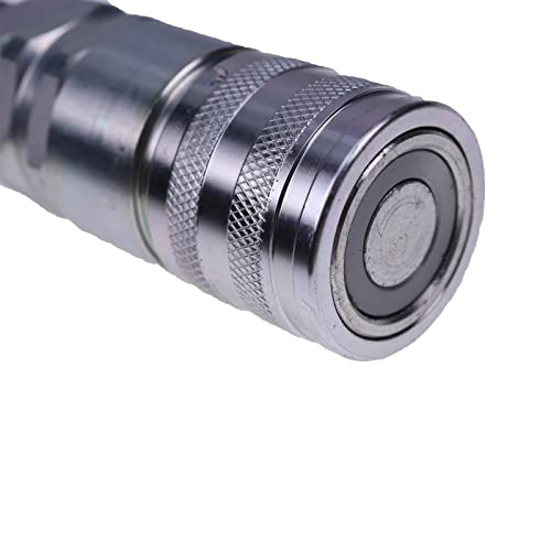 Image of JZGRDN Female Hydraulic Flat Face Quick Coupler KV11305 Compatible with John Deere 240 250 313 315 317 318 319 320 323 CT315 CT322 110 210 310 315 324 410 710 210 244 304 324