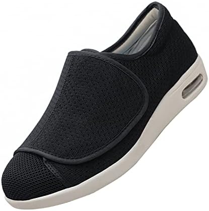 YOGYE Slippers Arch Support,Anti-Slip Lightweight Breathable House Shoes,for Diabetic Patients,Pregnant,Doctor,Adult,Home,Office,School,Black▁44