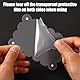 BOXOB 2stk Magnetische Foto-Sonnenblenden-Clips, 9x6cm Acryl Bilderrahmen Sonnenblende Personalisiert Auto-Bilderrahmen für Papa und Ehemann