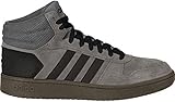 [page_title]-adidas Herren Hoops 2.0 MID Basketballschuhe, Mehrfarbig (Grey Four F17/Core Black/Core Black Ee7367), 43 1/3 EU
