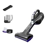 BLACK+DECKER dustbuster Reveal Pet Hair Vacuum, Hand Held Vacuum Cordless Portable for Home and Car, Rechargeable, LED Light, Powerful Suction, Includes Pet Brush and Crevice Tool (HLVD320BP07)