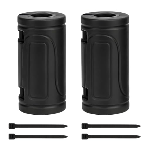 SYAYOUHIN オートバイバンパー装飾ブロック エンジンガードバンパー バーバンパープロテクター 防?保護ゴム 結束バンド付き 防衝突・防キズ カスタム防衝突部品 電動自転車/オートバイ保護ガード 3色・レッド イエロー ブラック/2型・丸型 円柱型/