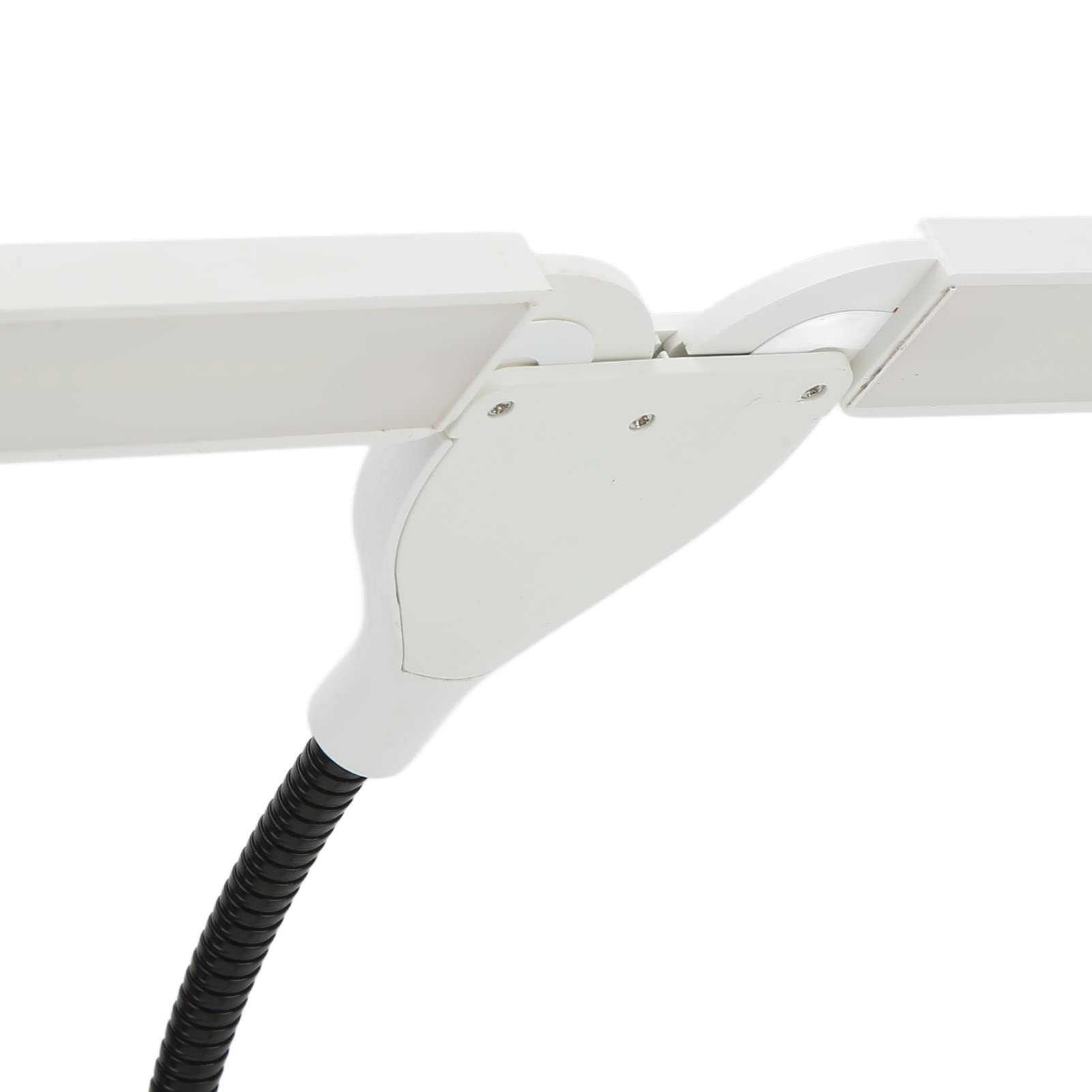 Lampe De Pupitre Rechargeable LED Pliable - Éclairage Sans Reflet Pour Piano, Lecture, Bureau | Blanc