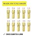 Collet Set For Dremel Rotary Tool Bits, 10 PCS 0.5-3.2mm Brass Collet Chucks 17mm Long Mini Drill Chuck Replacement Sets Shank Dia. 4.3mm Chucks -UY10
