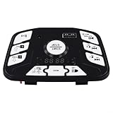 Interrupteur de commande central multifonction : l'interrupteur de commande central JR1927M-Z 24 V JR1927M-12 V offre diverses fonctions telles que la lecture de musique, la narration, l'affichage de la puissance et le réglage de la vitesse, offrant une expérience complète et agréable pour les voitures électriques des enfants.