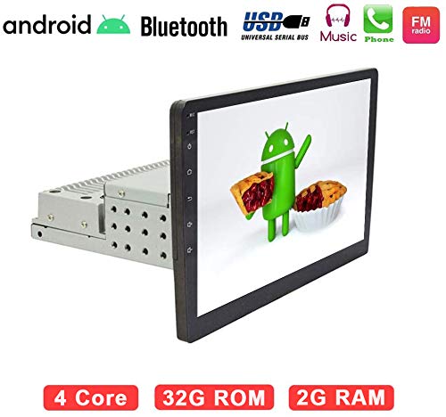 Android 9.1 10 Inch Touch Screen 1 Din Single DIN Car Multimedia Radio