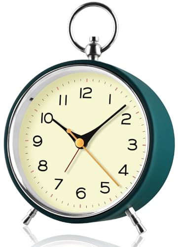 Lauter Wecker Für Tiefschläfer – Analog, Mit Nachtlicht, Vintage Design