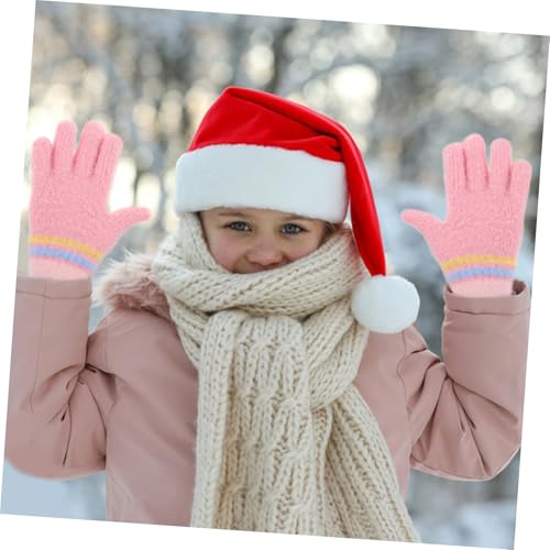 NOLITOY Cute Cartoon Boy Girl Gloves Knitted Mittens for Boys Girls Soft Winter Gloves Full Finger for and for Years Old4