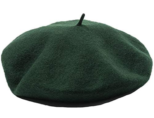 Yaksa Unisex Wool Blend French Artist Beret Caps for Women & Men