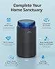 COWAY Air Purifiers for Home up to 810 ft², HEPA Filter and Carbon Filter for Smoke, Allergies, Pet Dander, Odor, AQI Monitor, Auto Mode, Timer, Filter Indicator, Night Light, 3yr Warranty, 100 Black