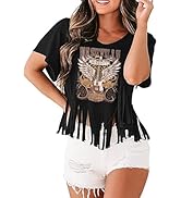 Plus Size 4th Of July T-Shirt Women - Distressed American Flag Graphic Tee V-Neck Loose Fit