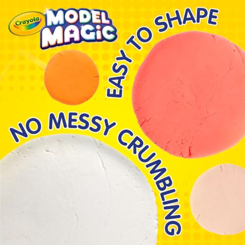 Crayola Model Magic Naturals, 4 Packs (8oz ea), Bulk Modeling Clay Alternative, Craft Supplies for Classrooms, 2 lb. Bucket by Crayola - Image 7