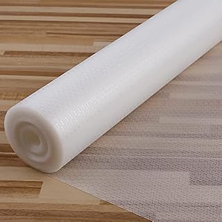 Drawer Liners Washable,Non Adhesive Shelf Liner,No Odor EVA Kitchen Cabinet & Cupboard Waterproof liner,Non Slip Drawer Liner Roll for Cabinets,Bathroom Shelves,Shoe Rack(30 x 200 cm,Transparent)