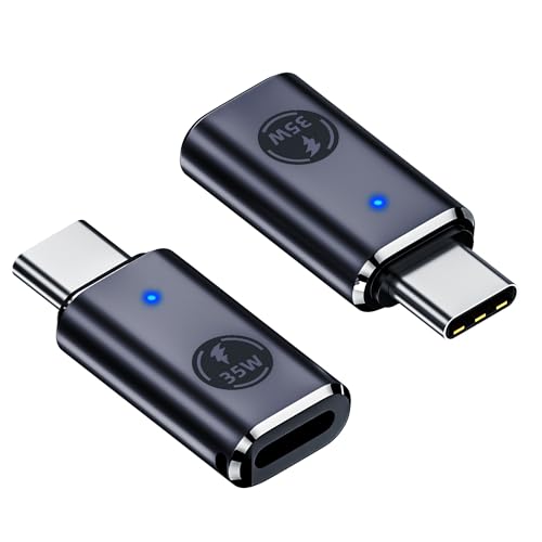 RULGOI Adaptador Lightning a USB-C, Carga rápida PD de 35 W y Transferencia de Datos, Compatible con iPhone 15 Series/Tablets y Otros Dispositivos Tipo C, Dispositivos OTG no incluidos (Paquete de 2)