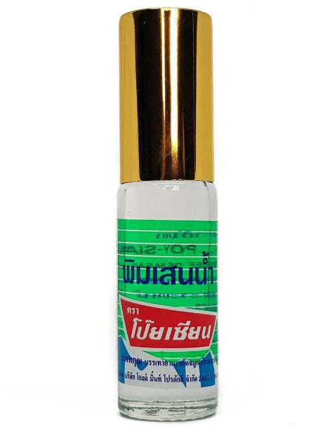 POY-SIAN Thai Herbal Nasal Inhaler Roll-On, 8ml, Menthol Aromatherapy Oil-image-25
