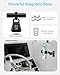 CANHET Magnetic Phone Holder for Boat/Gym/Truck/Tractor/Forklift, Magnet Base Cell Phone Mount with Matel Arm, Fit iPhone 17 16 15 14 Pro Max, Galaxy S25, All 4-7