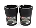 Produktbild MC Trend 2er Set Sturmaschenbecher Glow in The Dark Aschenbecher Anti-Geruch Windaschenbecher Zigarette In-Outdoor Auto Garten Balkon Terrasse Party Keller Ascher leuchtet im Dunkeln (2er Set)
