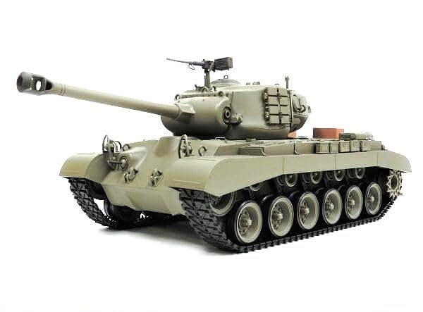 1/16　アメリカ軍　シャーマン戦車ラジコン　ヘンロン社製2.4GHzプロポ Amazon.co.jp: ヘンロン 7.0 ver 2.4GHz 1/16 戦車ラジコン M26