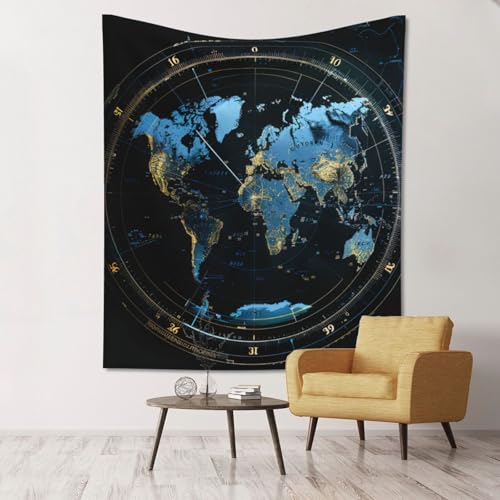 Tapisserie murale fuseau horaire pour créer une ambiance évasion dans votre chambre