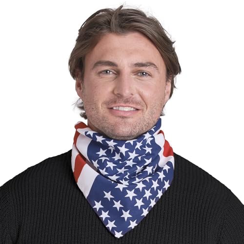 Image of Bandanas for Men & Women - Paisley Bandana - Head Wrap, Scarf - Large 21x21