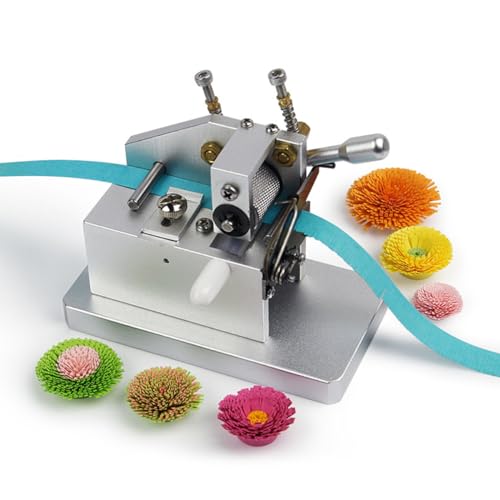 DFEDHF DIY Manual Paper Rolling Machine, Paper Art Tassel Machine, 3D Handmade Colored Paper Cutting Rolling Machine Paper Flower Making Tools