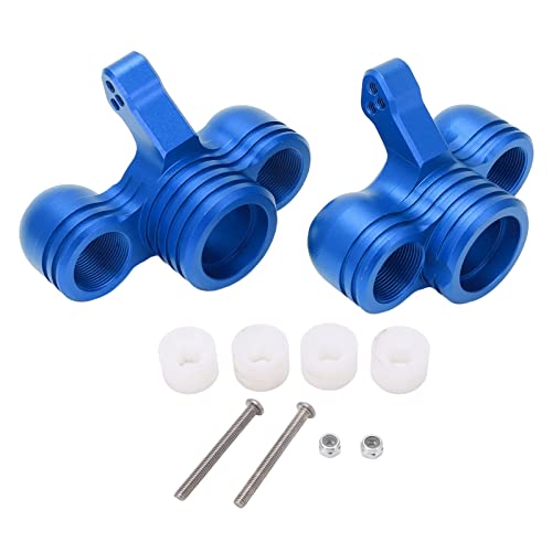 1 par de manguetas de dirección delanteras de aleación de aluminio para coche RC KRATON 8S Outcast 8S 1/5 (Azul)