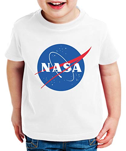 Tee Kiki NASA Logo Maglietta per Bambini Astronaut...