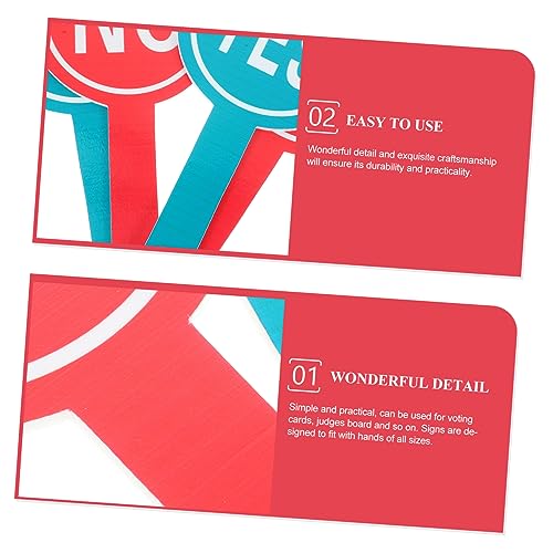 Réponses de classe vote réversible pour enseignant et formation HEMOTON 4pcs - 4