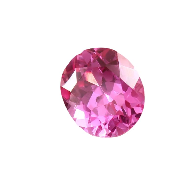 Saphir rose naturel de prestige 10x12mm pour bague et pendentif de haute joaillerie
