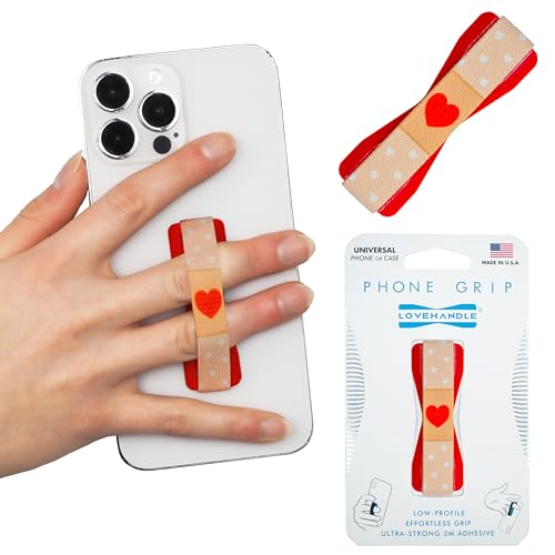 Agarre de teléfono LOVEHANDLE de sujeción elástica para manejo con una sola mano de móviles