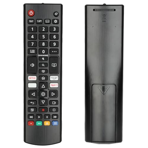 Mando a Distancia AKB76040301 Compatible con LG Full HD TV 27TQ625S 28TQ525S 28LQ515S 28LQ525S 32LQ570B6LA 32LQ631C0ZA 24TQ510S-PZ 27TQ615S-PZ Reemplazo Controlador con NETFLIZ X PrimeVideo Pulsador