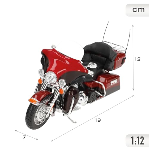 Maisto Motorcycles 1: 12 Harley-Davidson Custom - 2013 Flhtk Electra Glide Ultra Limited for 12 months to 500 months - Thumbnail 4