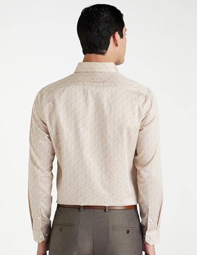 Image of Van Heusen Formal Printed Shirt for Men| Premium Cotton| Full Sleeves| Slim Fit |Breathable Fabric