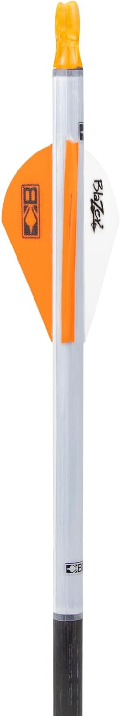 Bohning Neon Orange Blazer Quik Fletch 6pk